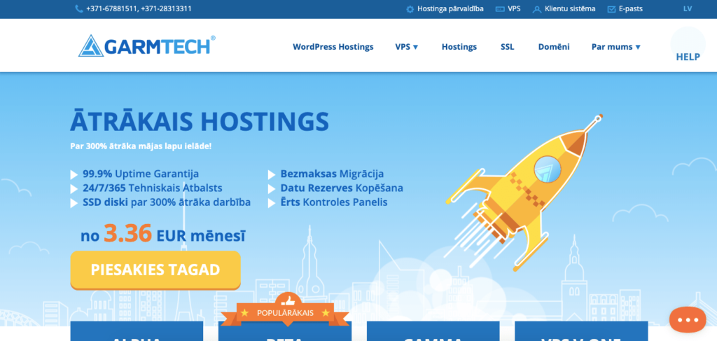 Garmtech hostings