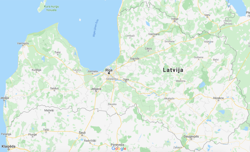 Latvijas Karte Dinozaurs Lv